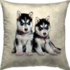 Siberian Husky - Cushion Cover (47x47 cm) - Image 2